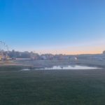 festival at bigfoot adventure with ferris wheel and food trucks